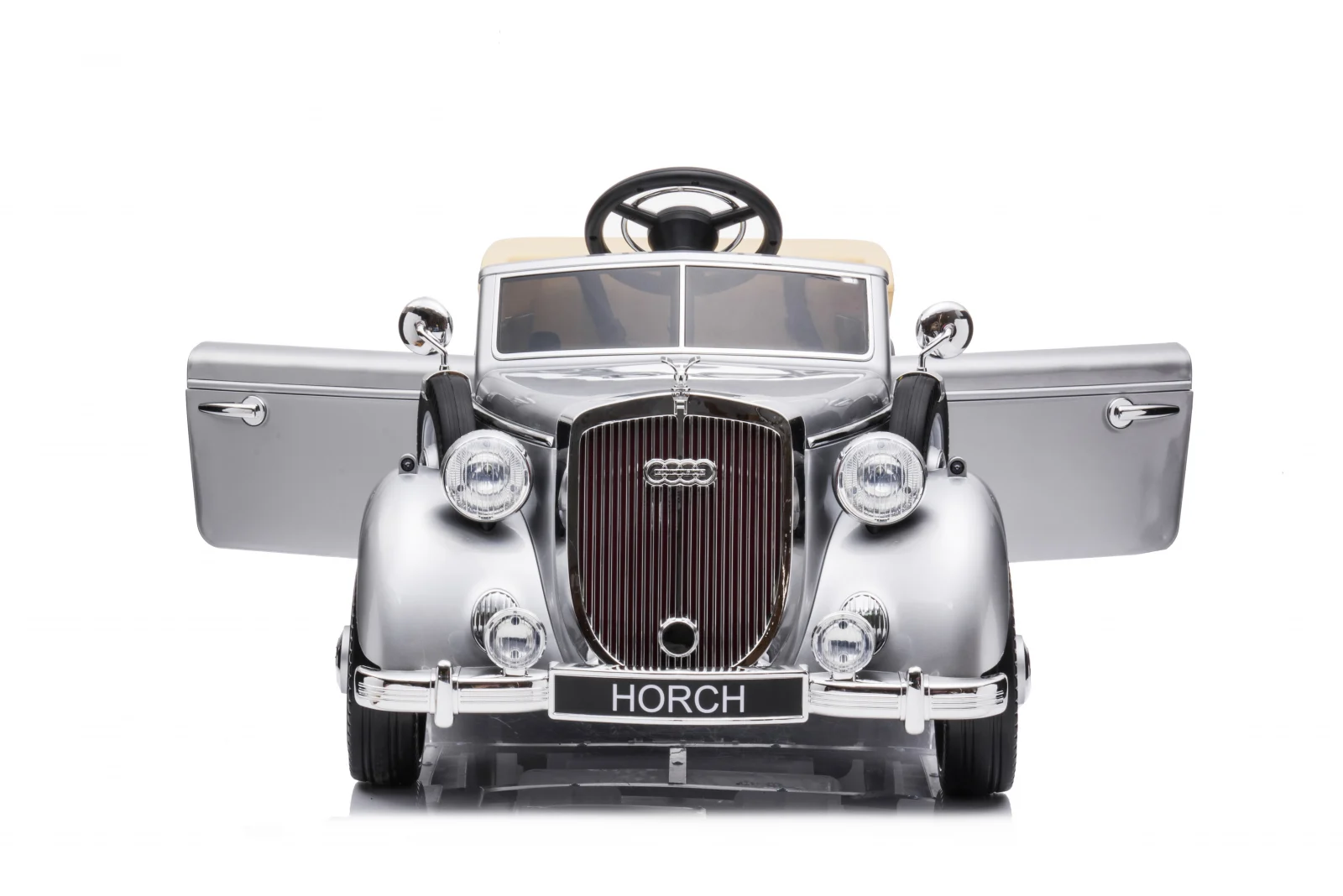 Licensed electric ride-on car for children Audi Horch 930V, 110W, premium equiped, silver [2]