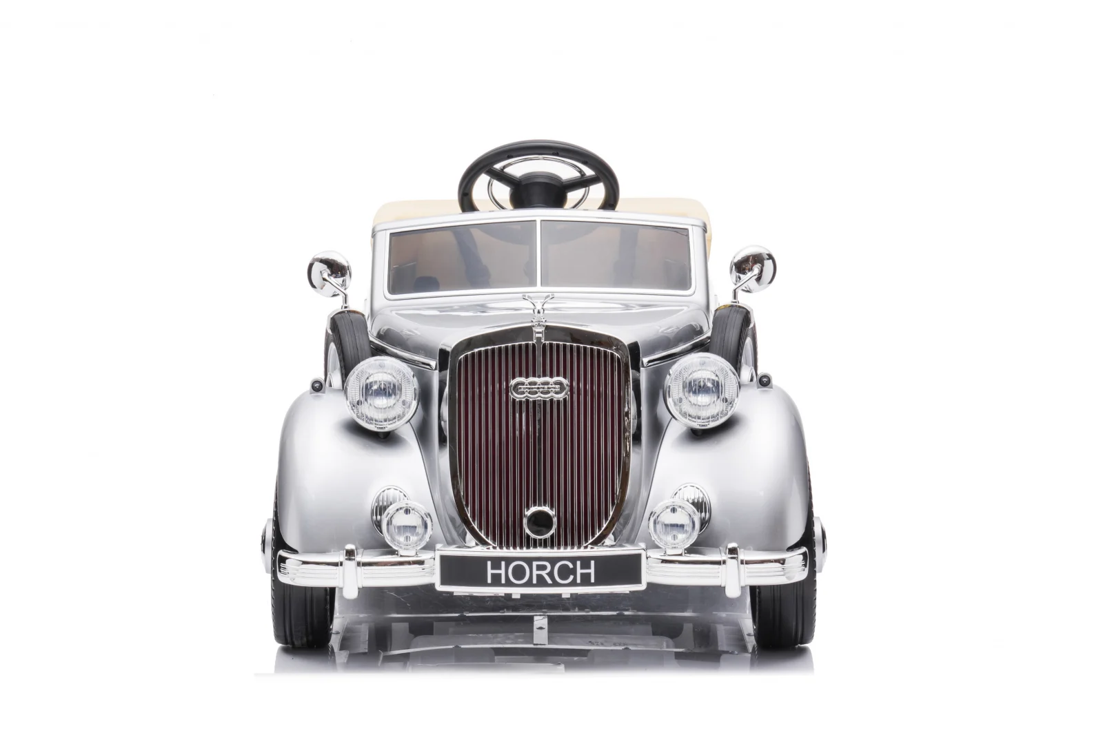 Licensed electric ride-on car for children Audi Horch 930V, 110W, premium equiped, silver [1]