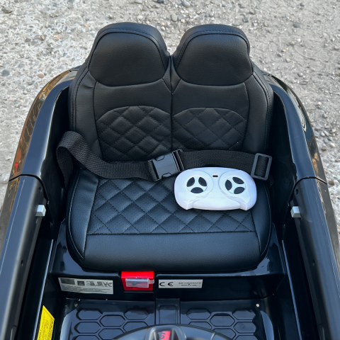 Ride-on electric car, Audi SQ8, 70W, 12V, soft EVA wheels and seat with ecological leather, black [11]