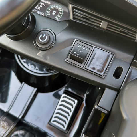 Ride-on electric car, Audi SQ8, 70W, 12V, soft EVA wheels and seat with ecological leather, black [16]