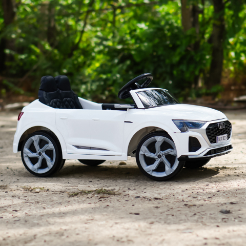 Licensed electric ride-on car for children Audi SQ8, remote control included, 70W, 12V, standard, white [10]