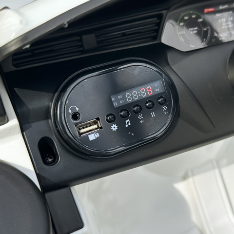 Licensed electric ride-on car for children Audi SQ8, remote control included, 70W, 12V, standard, white [12]