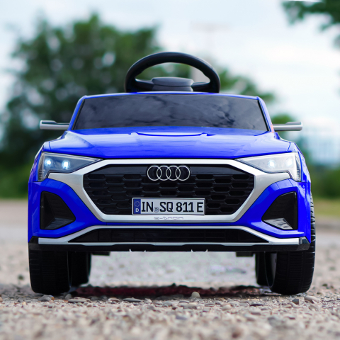 Licensed electric ride-on car for children Audi SQ8, remote control included, 70W, 12V, standard, blue [2]