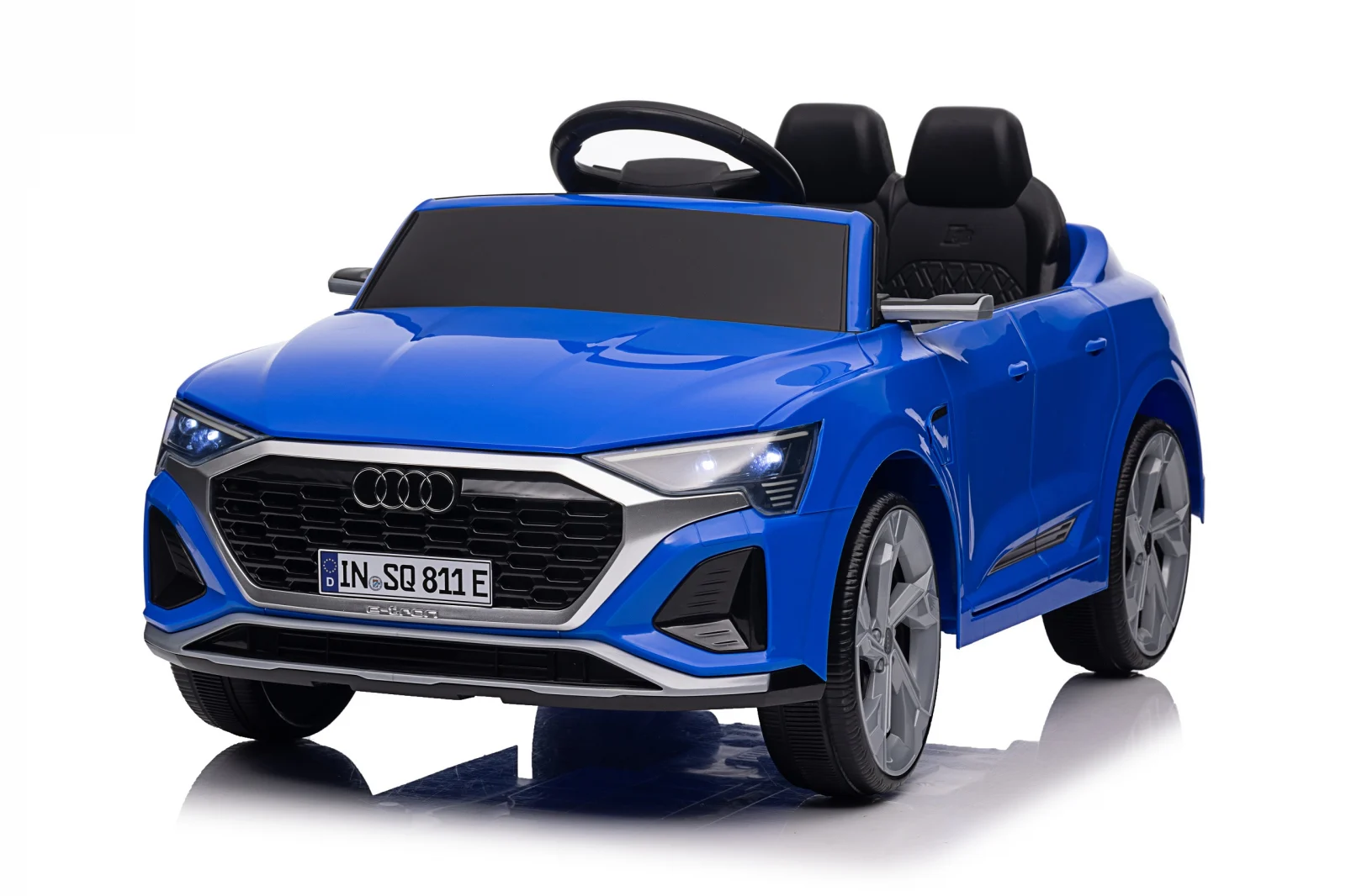 Licensed electric ride-on car for children Audi SQ8, remote control included, 70W, 12V, standard, blue [8]