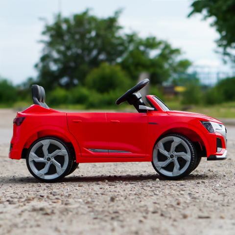 Licensed electric ride-on car for children Audi SQ8, remote control included, 70W, 12V, standard, red [4]