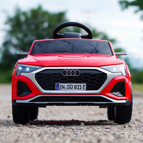 Licensed electric ride-on car for children Audi SQ8, remote control included, 70W, 12V, standard, red [1]