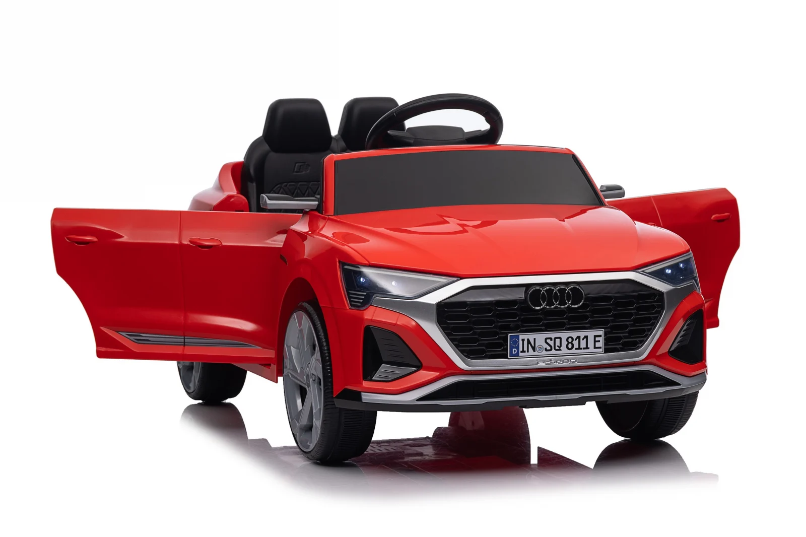 Licensed electric ride-on car for children Audi SQ8, remote control included, 70W, 12V, standard, red [21]