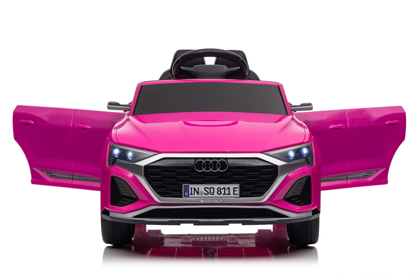 Masinuta electrica copii cu licenta Audi SQ8, telecomanda, 70W, 12V, standard, roz [22]