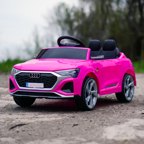 Masinuta electrica copii cu licenta Audi SQ8, telecomanda, 70W, 12V, standard, roz [3]