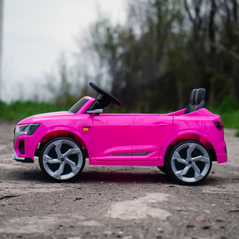 Masinuta electrica copii cu licenta Audi SQ8, telecomanda, 70W, 12V, standard, roz [4]