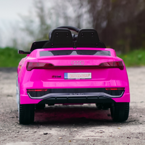 Masinuta electrica copii cu licenta Audi SQ8, telecomanda, 70W, 12V, standard, roz [6]