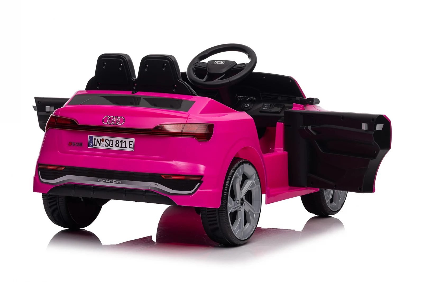 Masinuta electrica copii cu licenta Audi SQ8, telecomanda, 70W, 12V, standard, roz [17]