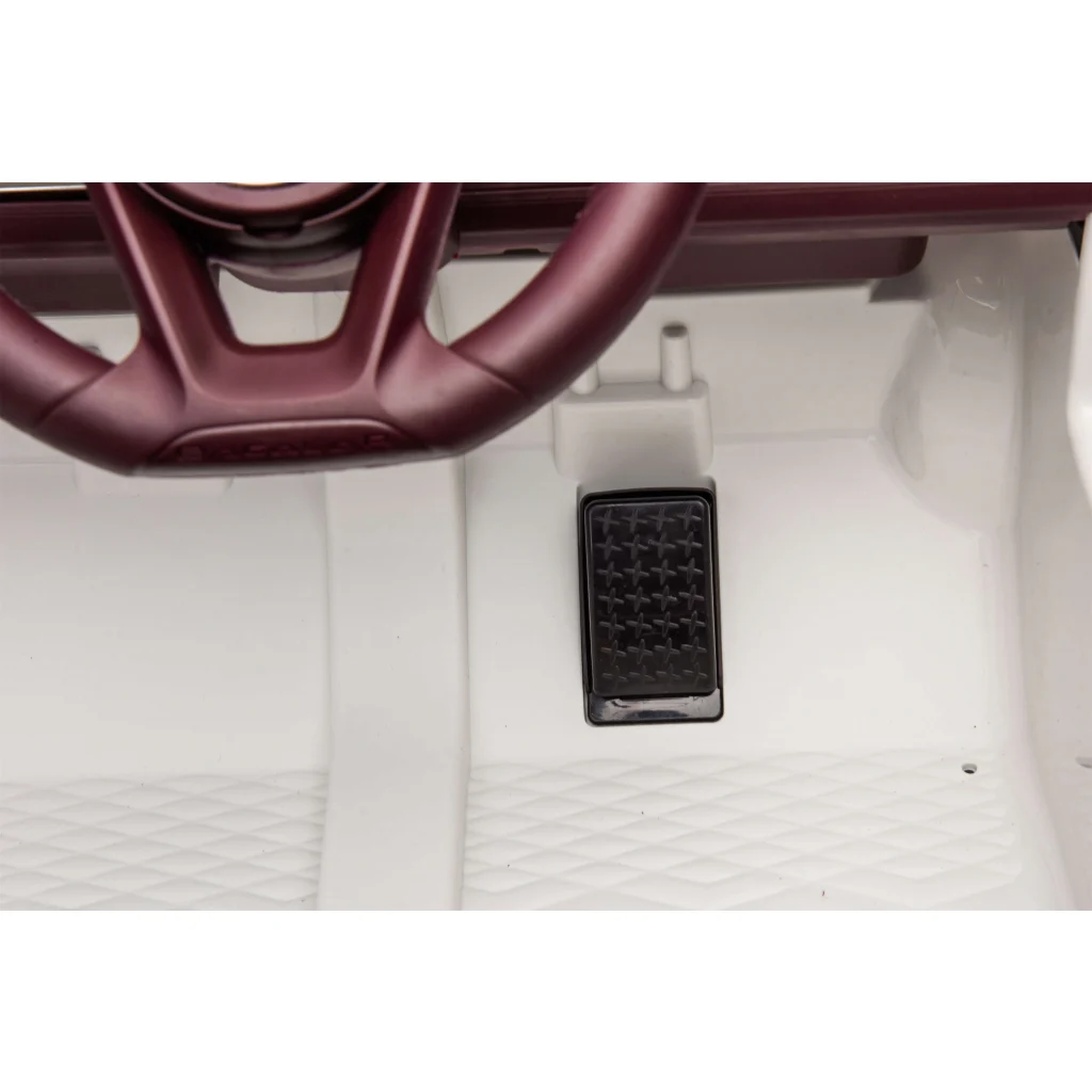 Masinuta electrica copii, cu licenta Bentley Bacalar, 4x4, 120W, 12V, Premium, alba [8]