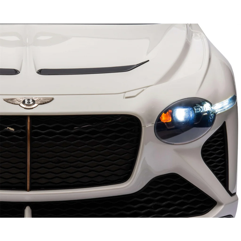 Masinuta electrica copii, cu licenta Bentley Bacalar, 4x4, 120W, 12V, Premium, alba [6]