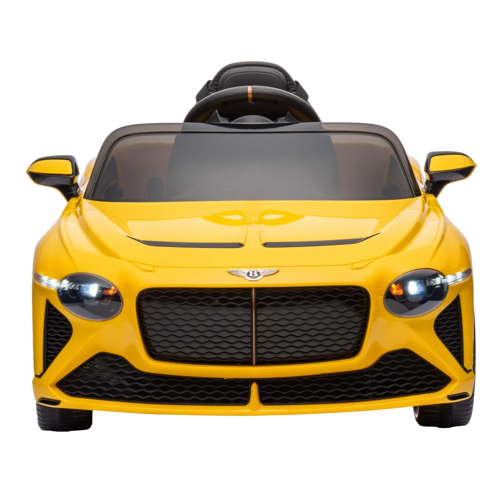 Lincesed ride-on car for children Bentley Bacalar, 4x4, 120W, 12V, Premium, yellow [18]