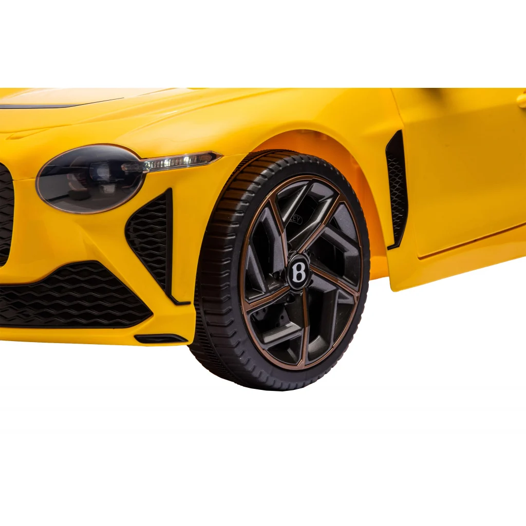 Lincesed ride-on car for children Bentley Bacalar, 4x4, 120W, 12V, Premium, yellow [24]