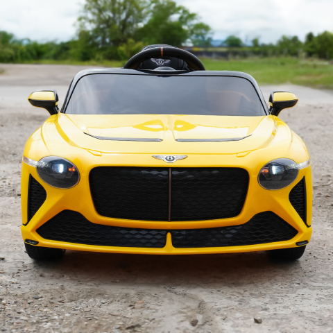 Lincesed ride-on car for children Bentley Bacalar, 4x4, 120W, 12V, Premium, yellow [3]