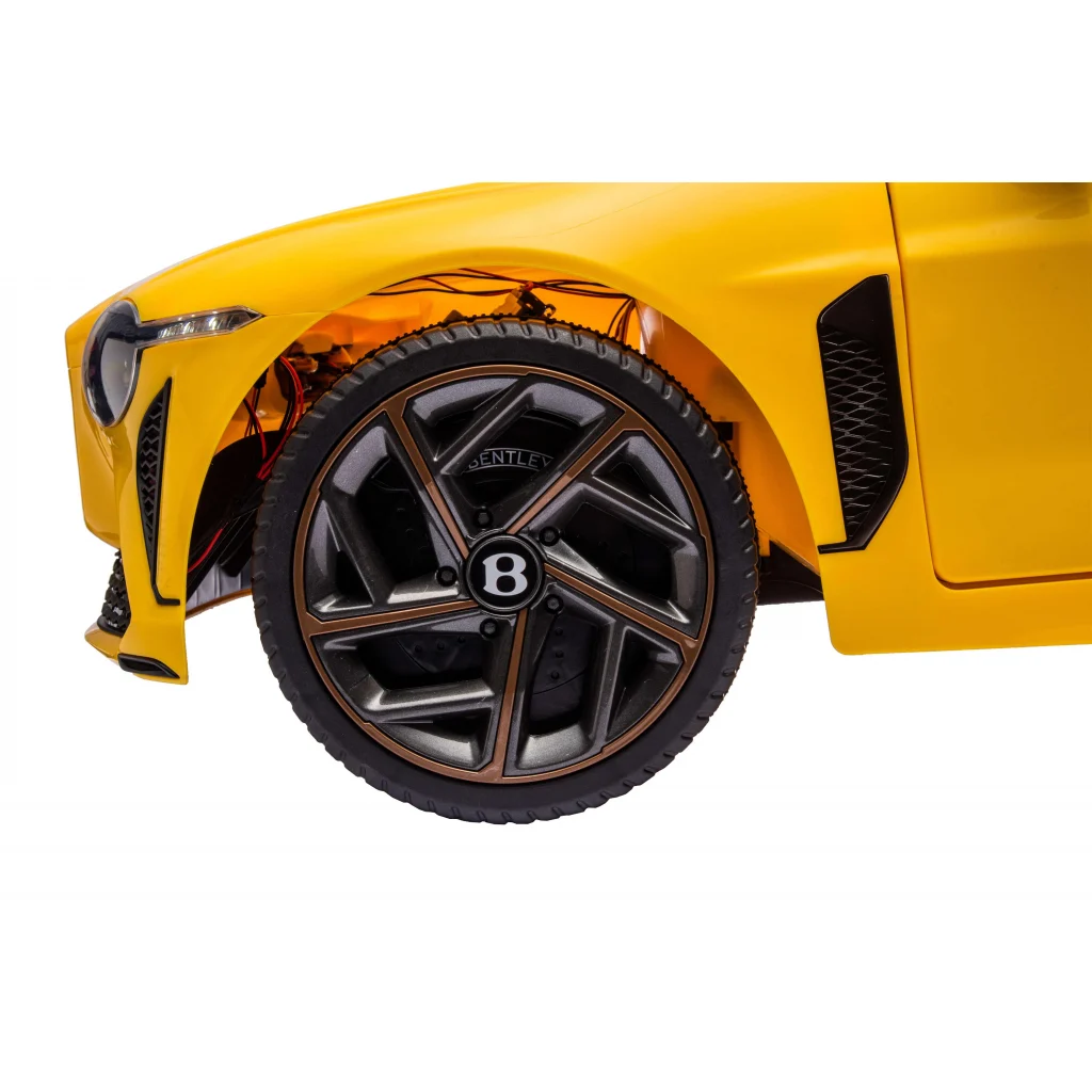 Lincesed ride-on car for children Bentley Bacalar, 4x4, 120W, 12V, Premium, yellow [26]