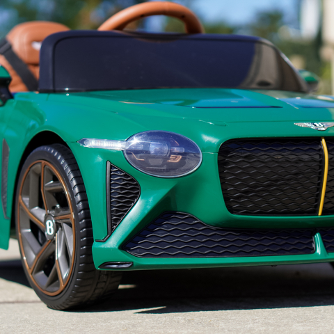 Masinuta electrica copii, cu licenta Bentley Bacalar, 4x4, 120W, 12V, Premium, verde [11]