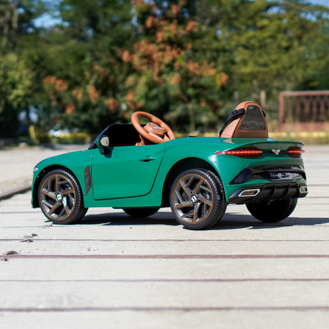 Masinuta electrica copii, cu licenta Bentley Bacalar, 4x4, 120W, 12V, Premium, verde [6]