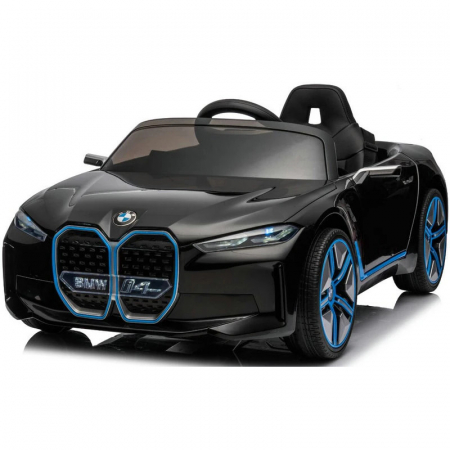 Electric Ride-On cars - Licensed ride-on car for children BMW I4, bluetooth, 70W, 12V, Premium, black