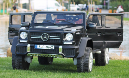 Licensed electric ride-on car for children Mercedes G650 Maybach Loundlet, 180W, 12V, 14Ah, black [1]