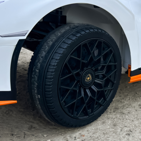 Lamborghini Huracan STO Kids Electric Car – 12V, 220W, Drift Mode, Premium Features, white [11]