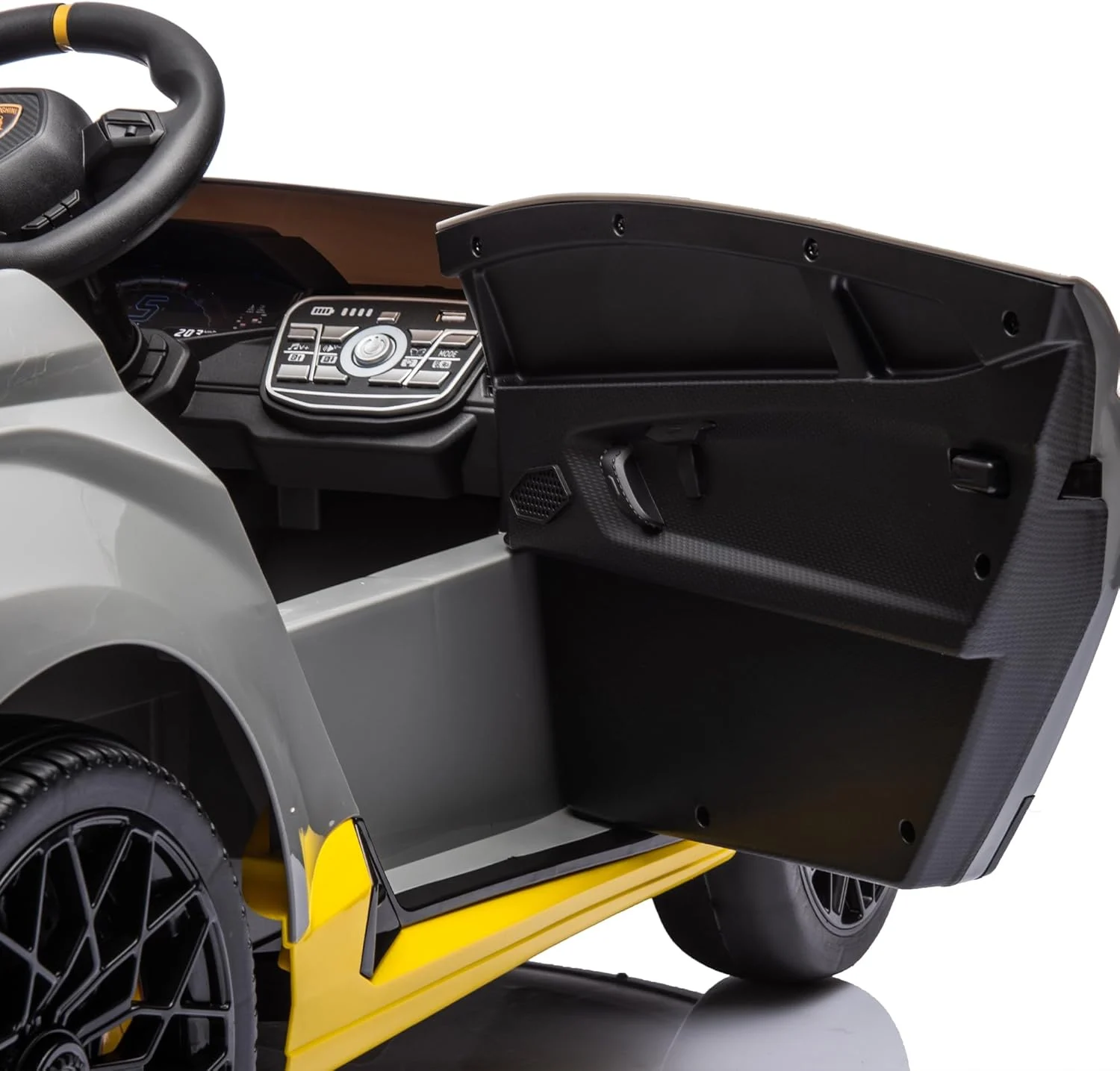 Lamborghini Huracan STO Kids Electric Car – 12V, 220W, Drift Mode, Premium Features, gray [2]