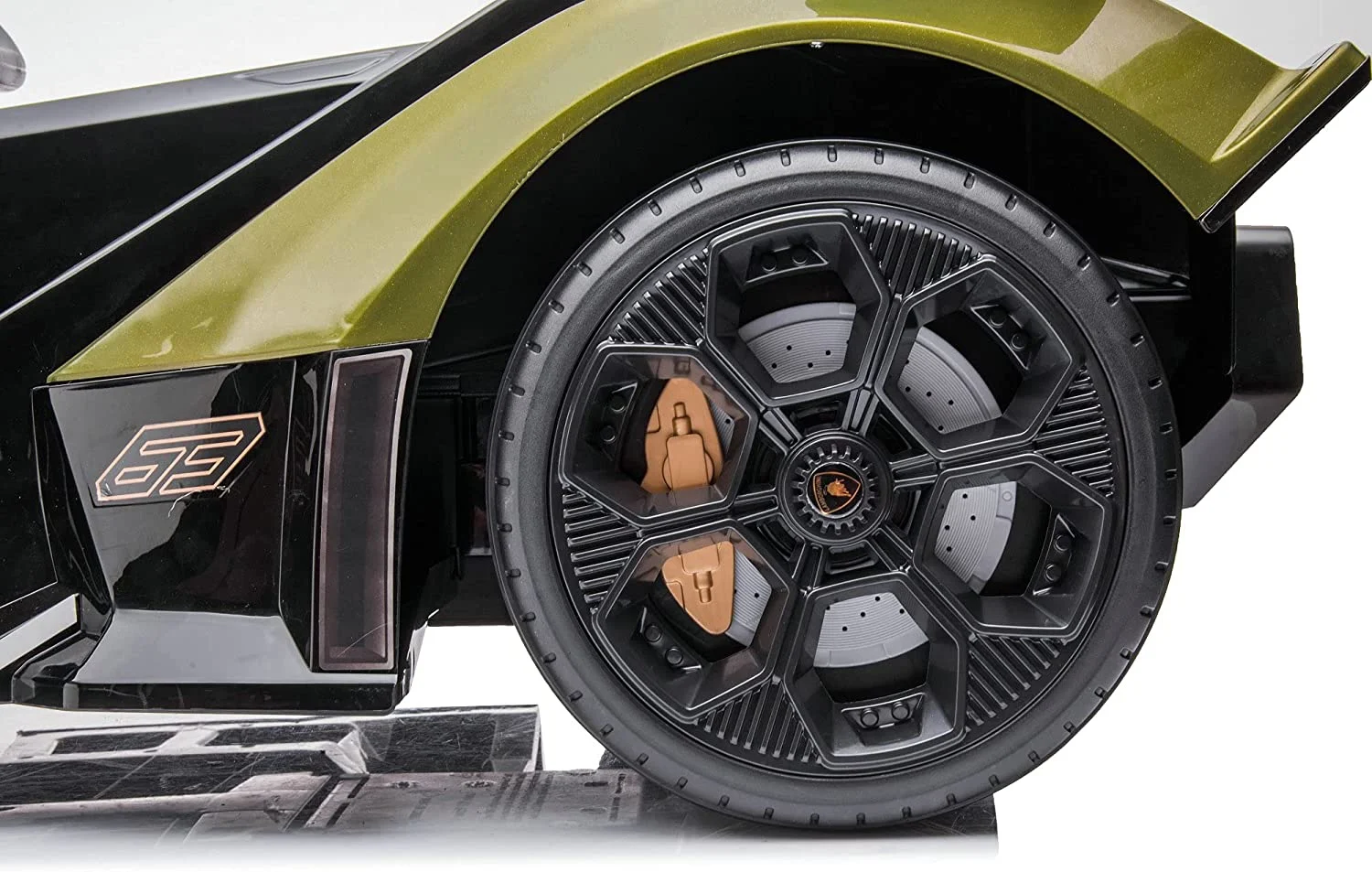 Licensed electric ride-on car for children, Lamborghini Lambo12 Vision, 4x4, 140W, premium, green [5]