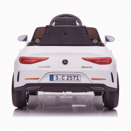 Children's licensed ride on car Mercedes CLS350, 50W, 12V, PREMIUM, white [14]
