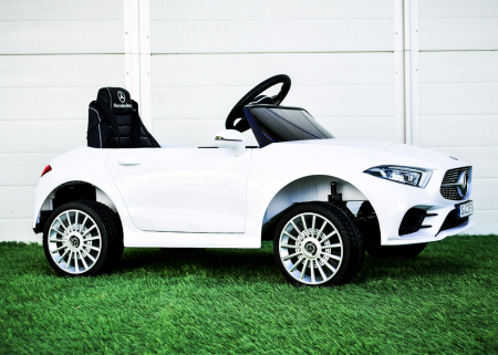 Children's licensed ride on car Mercedes CLS350, 50W, 12V, PREMIUM, white [2]