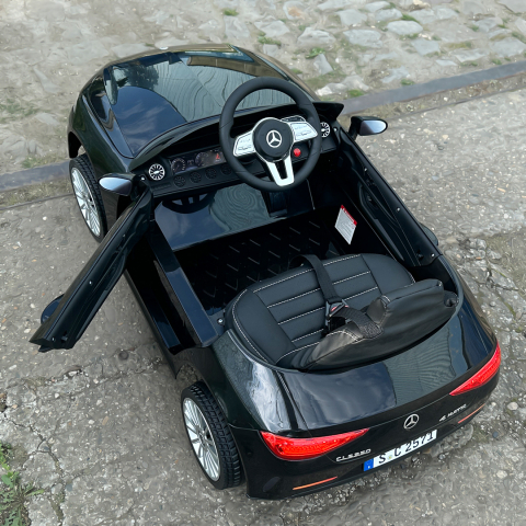 Children's licensed ride on car Mercedes CLS350, 50W, 12V, PREMIUM, black [13]