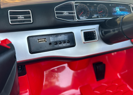 Licensed ride on car for children Mercedes M-class, 4x4, 140W, 12V-10Ah, premium, red [10]