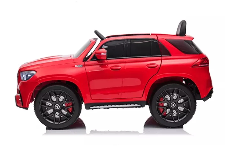 Licensed ride on car for children Mercedes M-class, 4x4, 140W, 12V-10Ah, premium, red [16]