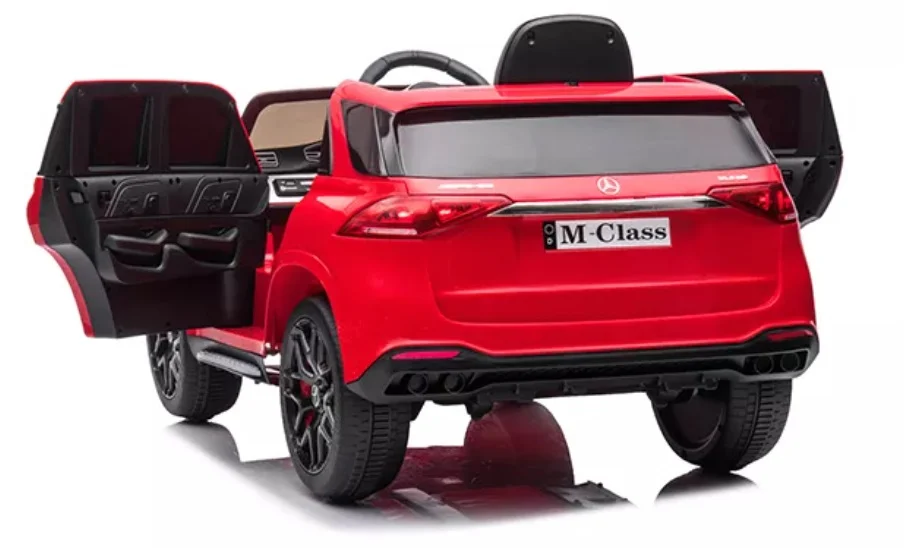 Licensed ride on car for children Mercedes M-class, 4x4, 140W, 12V-10Ah, premium, red [14]