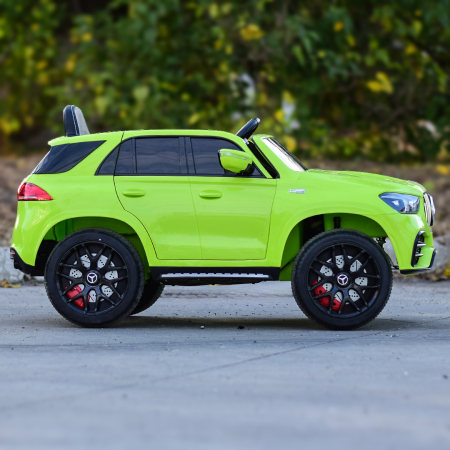 Licensed ride on car for children Mercedes M-class, 4x4, 140W, 12V-10Ah, premium, green [4]
