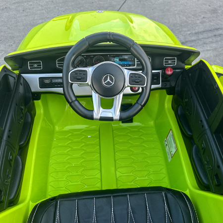 Licensed ride on car for children Mercedes M-class, 4x4, 140W, 12V-10Ah, premium, green [10]