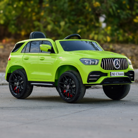 Licensed ride on car for children Mercedes M-class, 4x4, 140W, 12V-10Ah, premium, green [2]