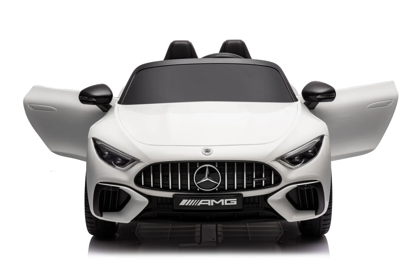 Masinuta electrica copii Mercedes SL63, 160W, 12V 10Ah, bluetooth, premium, alba [15]