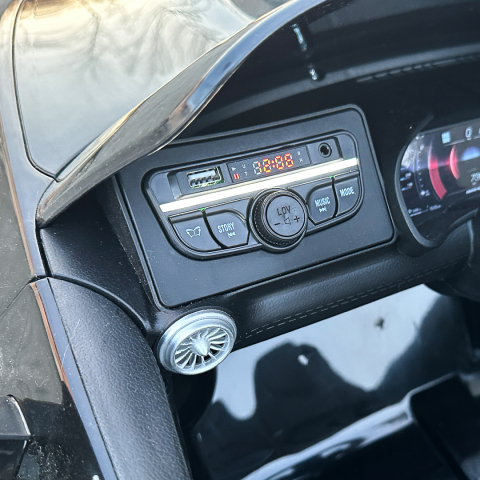Licensed ride-on car for children Mercedes SL63, 160W, 12V 10Ah, bluetooth, premium, black [16]