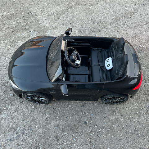 Licensed ride-on car for children Mercedes SL63, 160W, 12V 10Ah, bluetooth, premium, black [13]