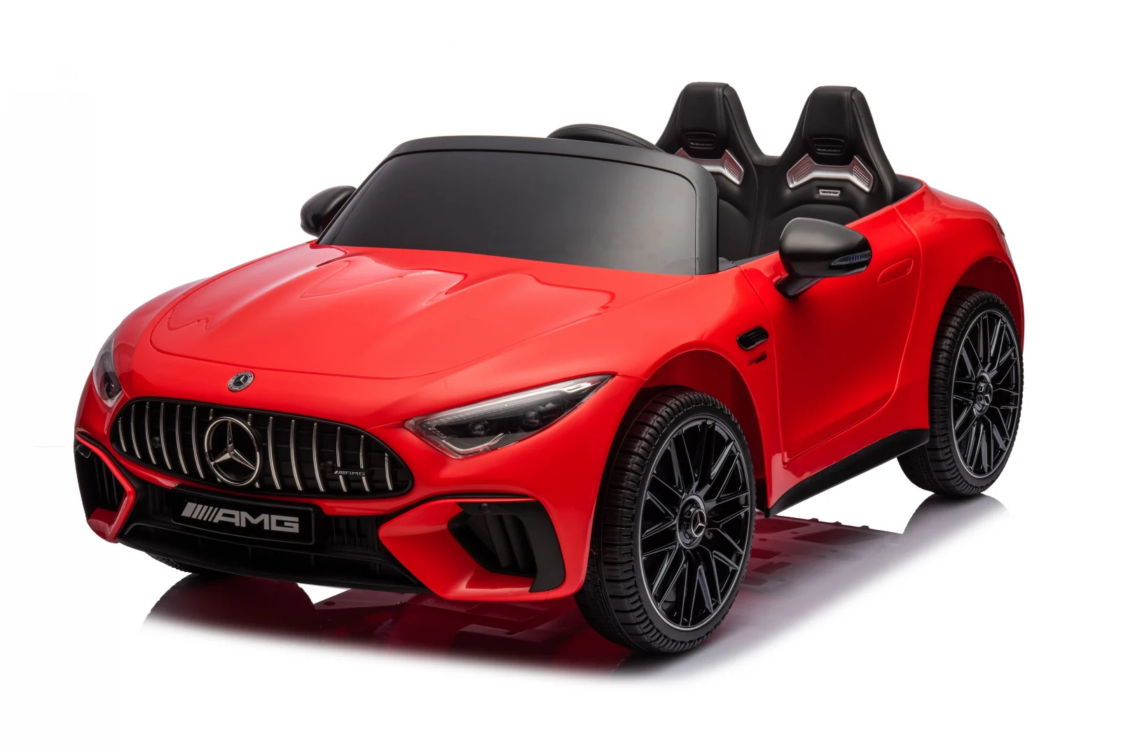 Licensed Ride On cars - Licensed ride-on car for children Mercedes SL63, 160W, 12V 10Ah, bluetooth, premium, red
