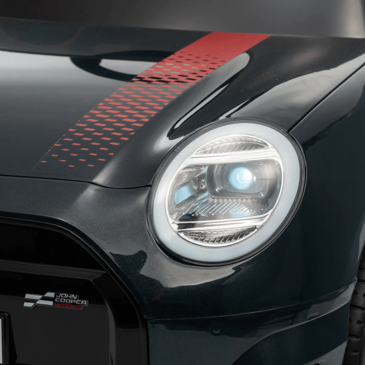 Masinuta electrica copii, Mini COOPER 90W 12V 7Ah, roti EVA, scaun tapitat, neagra [5]