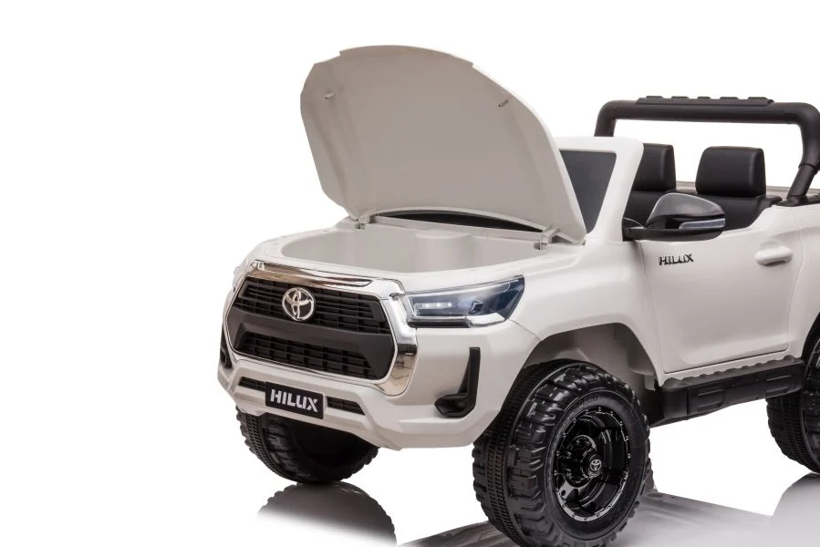 Licensed ride-on car Toyota Hilux 2020, 4x4 180W 12V 14Ah, premium, white [23]