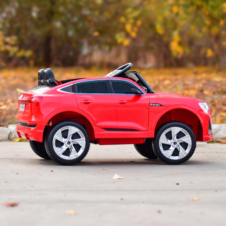 Electric licensed ride-on car for children Audi E-tron Sportback, Premium, red [6]