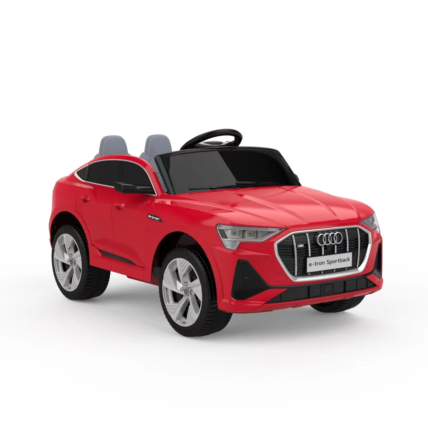 Masinute electrice - Masinuta electrica cu licenta Audi E-tron Sportback, premium, rosie