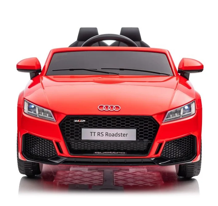 Electric Ride-On cars - Licensed electric ride-on Audi TTRS Roadster 70W 12V, EVA wheels, leather seat, red