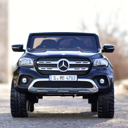 Licensed ride-on car for children Mercedes X-Class, 4x4, 180W, 12V-14Ah, Deluxe, Mp4, black [1]