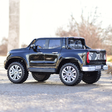 Licensed ride-on car for children Mercedes X-Class, 4x4, 180W, 12V-14Ah, Deluxe, Mp4, black [8]