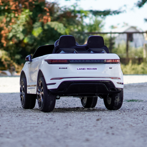 Licensed electric ride-on car for children Range Rover, 4x4, 140W, 12V, Premium, white [4]